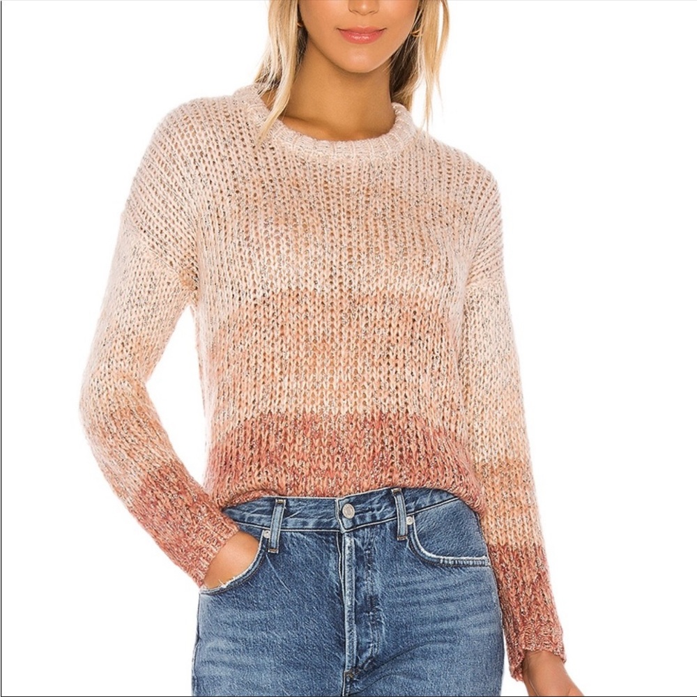 Pink ombré sweater from Heartloom